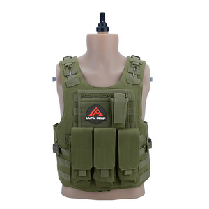 LUPU بيع بالجملة سترة تكتيكية ماج حقيبة لوحة حاملة واقية رخدة ميزات PE نايلون أكسفورد بوليستر لألعاب الحرب في الهواء الطلق CS - Product Image 2