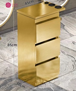 Yicheng Beauty 3AM Armadietto Porta Attrezzi da Barbiere in Acciaio Inossidabile Speciale per Saloni da Parrucchiere Armadio da Terra per Acconciature Carrello Porta Attrezzi - Product Image 2