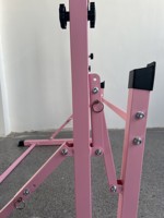 Barres de gymnastique pliantes réglables en hauteur pour enfants, barres horizontales en acier pour entraînement à domicile