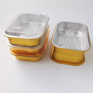 Contenitori in <span class=keywords><strong>Alluminio</strong></span> Monouso Rettangolari Argento da 1050ML Resistenti alle Alte Temperature per Bistecche di Agnello e Barbecue all'Aperto - Product Image 2