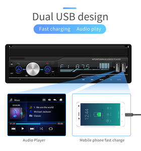 Reproductor MP5 Estéreo para Auto con Pantalla Táctil HD Universal de <span class=keywords><strong>7</strong></span> Pulgadas con Apple CarPlay, Android Auto, Mirror Link y Soporte para Wi-Fi - Product Image 6