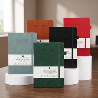 Libreta de Cuero con Logotipo Personalizado de Fábrica OEM, Diario de Lujo con Cubierta de Cuero PU A5 y Cierre Magnético, para Regalo Ejecutivo Empresarial