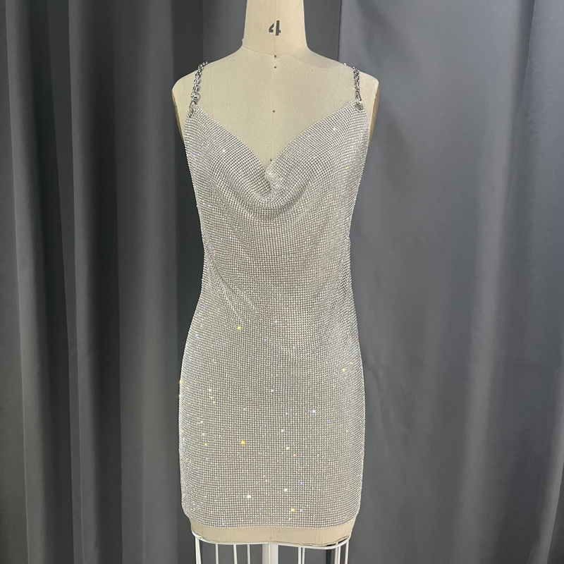 party metal dress SHEIN BAE White,Summmer,70s,Night Out,Party Metal Rivet Backless Mini Dress,Festival Sequin Dress,Western Road Trip Carnival Metal Decor Summer Dress
