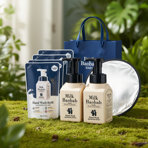 <b>Milk</b> Baobab Hand Wash Set 300Ml X2 250Ml X4 Refill Family Daily Skin Care All Skin Types K Beauty Formula - Product Image 3