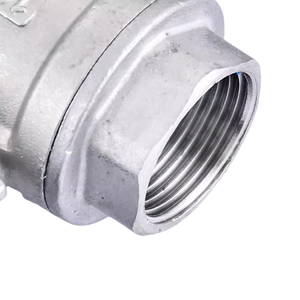 วาล์วลูกบอลผีเสื้อแบบสองชิ้นทำจากสแตนเลส304ที่จับท่อน้ำ<span class=keywords><strong>4</strong></span>/6เครื่องมือฮาร์ดแวร์ DN15 - Product Image 3