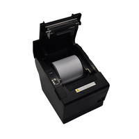 Imprimante thermique de reçus POS 80 mm avec alarme sonore et lumineuse, machine d'impression de factures sans fil Bluetooth avec alarme sonore et lumineuse