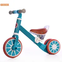 Istaride 2 In 1 çocuk üç tekerlekli bisiklet bebek sürgülü denge bisikleti Sepeda Lari itme bisiklet yürümeye başlayan denge aracı