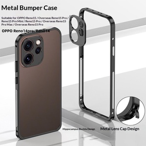 เคสกรอบกันชนโลหะสำหรับออปโป้ รีโน 15 โกลบอล รีโน 15 โปรหัวเข็มขัดรูปม้าน้ำฝาครอบกันกระแทก - Product Image 2