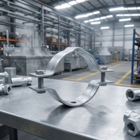 Collier de serrage hélicoïdal réglable robuste en acier galvanisé à chaud, haute résistance à la corrosion, certifié ISO9001 pour l'énergie
