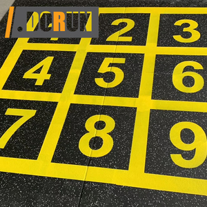 Carreaux de sol en caoutchouc pour <span class=keywords><strong>salle</strong></span> de sport à domicile et <span class=keywords><strong>salle</strong></span> de <span class=keywords><strong>Fitness</strong></span>, tapis de sol de protection - Product Image 2