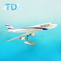 Modèle d'avion EL AL Airlines B747-400 70cm Produits cadeaux de compagnie aérienne
