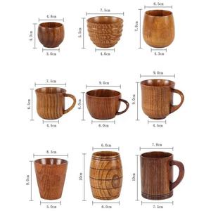 Tasse à café en bois personnalisée faite à la main en bois voyage extérieur <span class=keywords><strong>homme</strong></span> tasse thé Camping tasse - Product Image 6