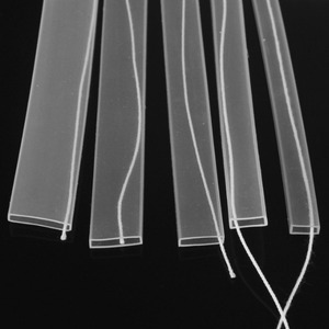 Manchon en silicone flexible pour bande LED avec cordon de serrage, tube lumineux néon transparent, housse de protection étanche pour 2835 5050 - Product Image 1