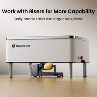 SCULPFUN E1 Supports Métalliques pour Machine de Gravure et de Découpe Laser Série E1 - 4 Pièces