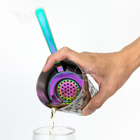 Passoire Hawthorne en acier inoxydable SUS 304, accessoires de barman, outils de mélange de boissons, filtre à glace, passoire à cocktail moderne