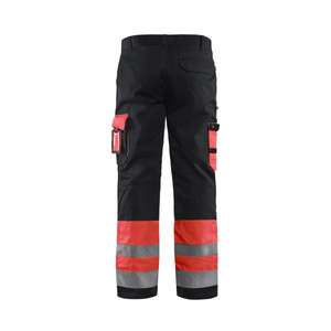 BLAKLADER - 158418605599C46 Pantalon haute visibilité Rouge/Noir-EAN 7330509373927 HI-VIS WORKWEAR - Product Image 2