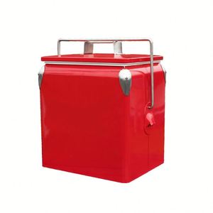 <b>Portable</b> PP Wine Cooler 13L Classic Cooler Box with Ice Retention Metal Construction Promotional Gift Wine <b>Fridge</b> - Product Image 1