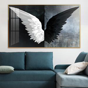 Màu Đen Và Trắng Cánh Sơn Trừu Tượng Phong Cách Bắc Âu Tường Nghệ Thuật Cho Phòng Khách Phòng Giường Và Trang Trí Nội Thất In Vải Và Áp Phích - Product Image 3