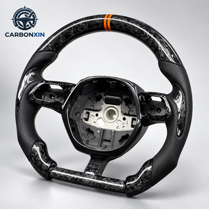 Maßgefertigtes Geschmiedetes Echtes Carbon-Faser-Lenkrad mit LED-Anzeige für Lamborghini Urus Gallardo Huracan Evo Murcielago - Product Image 3
