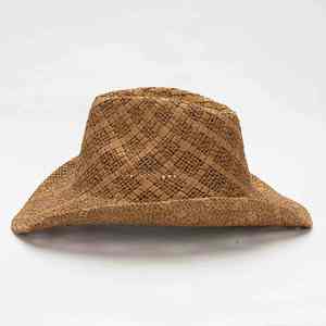 Sombrero de Vaquero de Paja Occidental Unisex, Estilo Europeo Americano, a la Moda, Protección Solar de Verano, Diseño Casual Hueco, Superventas - Product Image 4