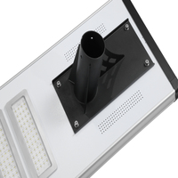 Luminaire LED solaire DC en aluminium 120W IP66 pour éclairage de voirie, zones de stationnement, parcs, villages et routes