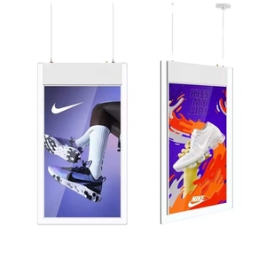 Écran d'affichage numérique double face ultra fin à haute luminosité pour vitrine de magasin, suspendu au plafond, pour la publicité numérique en magasin - Product Image 2