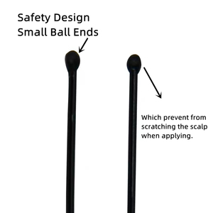 กิ๊บติดผมโลหะสีดำ,เครื่องประดับเกาหลีคลาสสิกง่ายต่อการซ่อน - Product Image 3