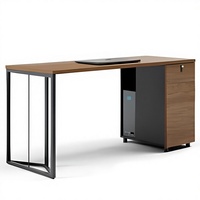 Poste de travail de bureau moderne en bois avec cloison, bureau informatique, table de direction, ensemble de mobilier de bureau pour employés, vente en gros