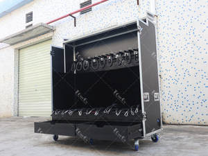 <strong>Professional</strong>-grade and Durable Rugged 10-Way Guitar <strong>Vault</strong> Flight Case - Product Image 3