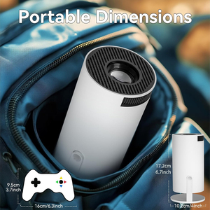 Độ Nét Cao 3D Mini Chiếu Hy300 4K Thông Minh Android Tương Tác Wifi 6 Video Giao Diện Điều Khiển Xách Tay LED Mini Chiếu 2G RAM - Product Image 6