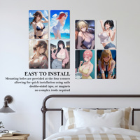 Metallplatten Individuelle Vintage-Poster Anime Pin-up Gir Wanddekoration Großhandel Retro Schönheitsprodukte Blechschild für Pub- und Heimdekoration