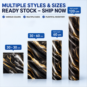 <span class=keywords><strong>Carrelage</strong></span> <span class=keywords><strong>mural</strong></span> auto-adhésif imperméable 3D en PVC <span class=keywords><strong>vinyle</strong></span>, effet marbre, à coller, <span class=keywords><strong>pour</strong></span> murs intérieurs - Product Image 2