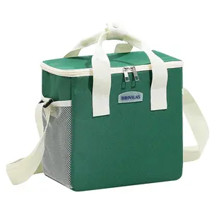 Bolsas refrigeradoras de alimentos de color de gran capacidad de 8L para mantener el calor, bolsas de almuerzo aisladas para pícnic al aire libre, bolsas de viaje