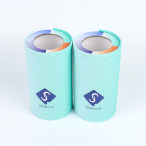 Biodegradable Paperboard Custom Logo Food Grade Card Board Cardboard Tea Packaging Kraft Paper Tube Cylinder T-shirt Box