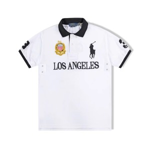 เสื้อโปโลชาย 100% ผ้าฝ้าย คุณภาพสูง ปักโลโก้ตามสั่ง เสื้อยืดลำลอง Ralphes เสื้อโปโล City Laurenes - Product Image 6