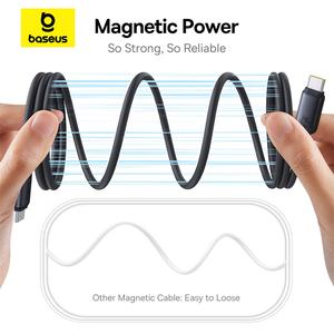 <span class=keywords><strong>Cable</strong></span> <span class=keywords><strong>Baseus</strong></span> Picogo de Carga Rápida Magnética de 240W, Tipo C, <span class=keywords><strong>USB</strong></span> C para iPhone 16 15 - Product Image 5