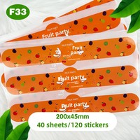 Op maat gemaakte, milieuvriendelijke, zelfklevende papieren etiketten voor fruit & snoep, taarten, voor supermarktvoedselverpakkingen
