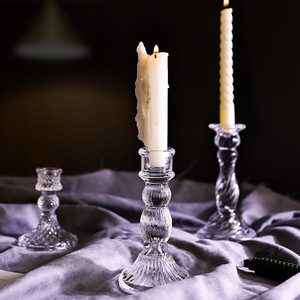 Portavelas de Vidrio, Diseño Decorativo Vintage, Elegantes Candelabros de <span class=keywords><strong>Mesa</strong></span> para Bodas, Fiestas de Primavera, Festivales y Decoración de Ventanas - Product Image 1