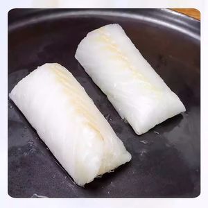 Premium volledig natuurlijke Alaska wildgevangen diepzeevis diepvriesvis diepvries zeevruchten zonder vel kabeljauwportie chemisch vrij 10*1lb export - Product Image 5