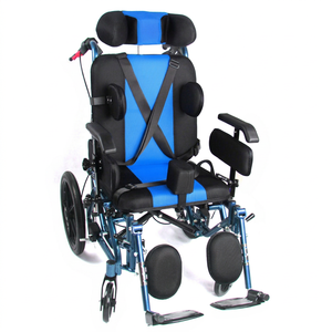 Silla de Ruedas Manual Plegable de Bajo Precio para Discapacidad, Parálisis Cerebral, para Niños y Adultos DZ9586 - Product Image 1