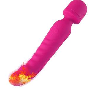 Leistungsstarke Erwachsenen-Sexspielzeuge Großer Dildo Vibrator Tragbarer Masturbator Massagestab Klitoris-Vibrator mit Heizfunktion IP67 Wasserdicht - Product Image 5