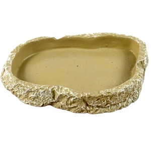 NOMOYPET, venta al por mayor, plato de alimentación de reptiles de resina, cuenco de agua para Tortuga, <span class=keywords><strong>lagarto</strong></span> - Product Image 1