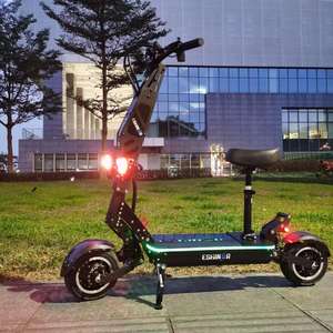 Scooter Eléctrico Plegable de 72V, Arranque NFC Potente, 120KM de Autonomía, Luz RGB, Batería de Litio de 30AH/40AH, Scooter Eléctrico de 11 Pulgadas para Adultos - Product Image 2