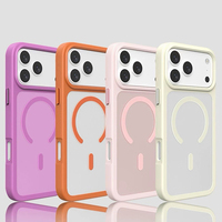 Coque de téléphone magnétique antichoc en TPU et PC pour iPhone 18, 17, 16, 15 Pro Max – Accessoire de mode pour téléphone – Vente flash
