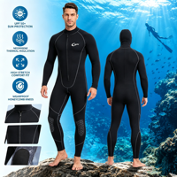Combinaison de plongée sans capuche noire personnalisée OEM 3 mm, combinaison de plongée intégrale en néoprène thermique pour la plongée avec tuba, le surf, la plongée sous-marine, la pêche sous-marine