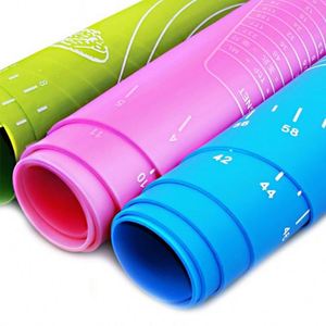Non-slip Extra Large Measurements Silicone Baking Mat for Pastry <b>Rolling</b> Dough - Product Image 5