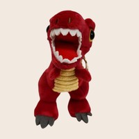 Dessin animé animaux dinosaures jouets en peluche petit dinosaure poupée cartable pendentif tyrannosaure Rex porte-clés dinosaure jouet pour enfants