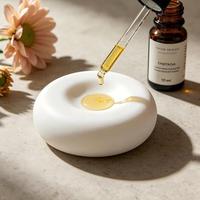 Diffuseur Minimaliste en Plâtre : Ensemble Esthétique en Céramique et Pierre de Gypse pour Huiles Essentielles – Désodorisant d'Ambiance pour Maison, Bureau, Cadeau