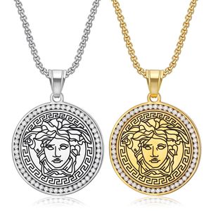 Женское модное ожерелье в стиле хип-хоп из титановой стали - Product Image 1