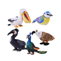 Mainan Burung Toucan Realistis Desain OEM Boneka Hewan Burung Isi Dakron Mainan Boneka Lembut
